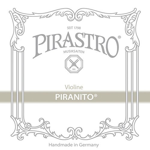 1/4  Pirastro P6350 Piranito Ré pour violon 1/8  P3420/acier   Boule  Tirant medium  