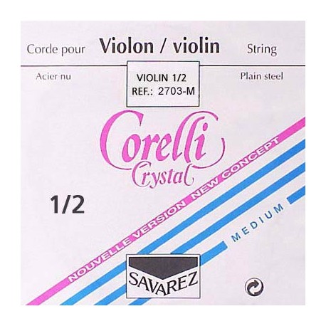 Savarez Corelli Crystal violín Re 1/2